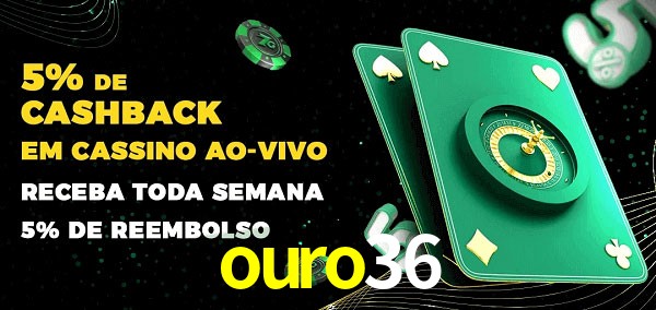Promoções do cassino ao Vivo ouro36